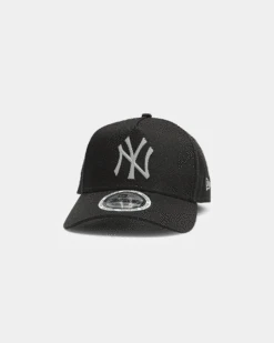 New Era New York Yankees 9FORTY A-Frame Reflective Logo Snapback Black/3M