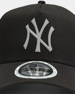 New Era New York Yankees 9FORTY A-Frame Reflective Logo Snapback Black/3M -Sportswear Women Store 01013754 YB011 default 0060