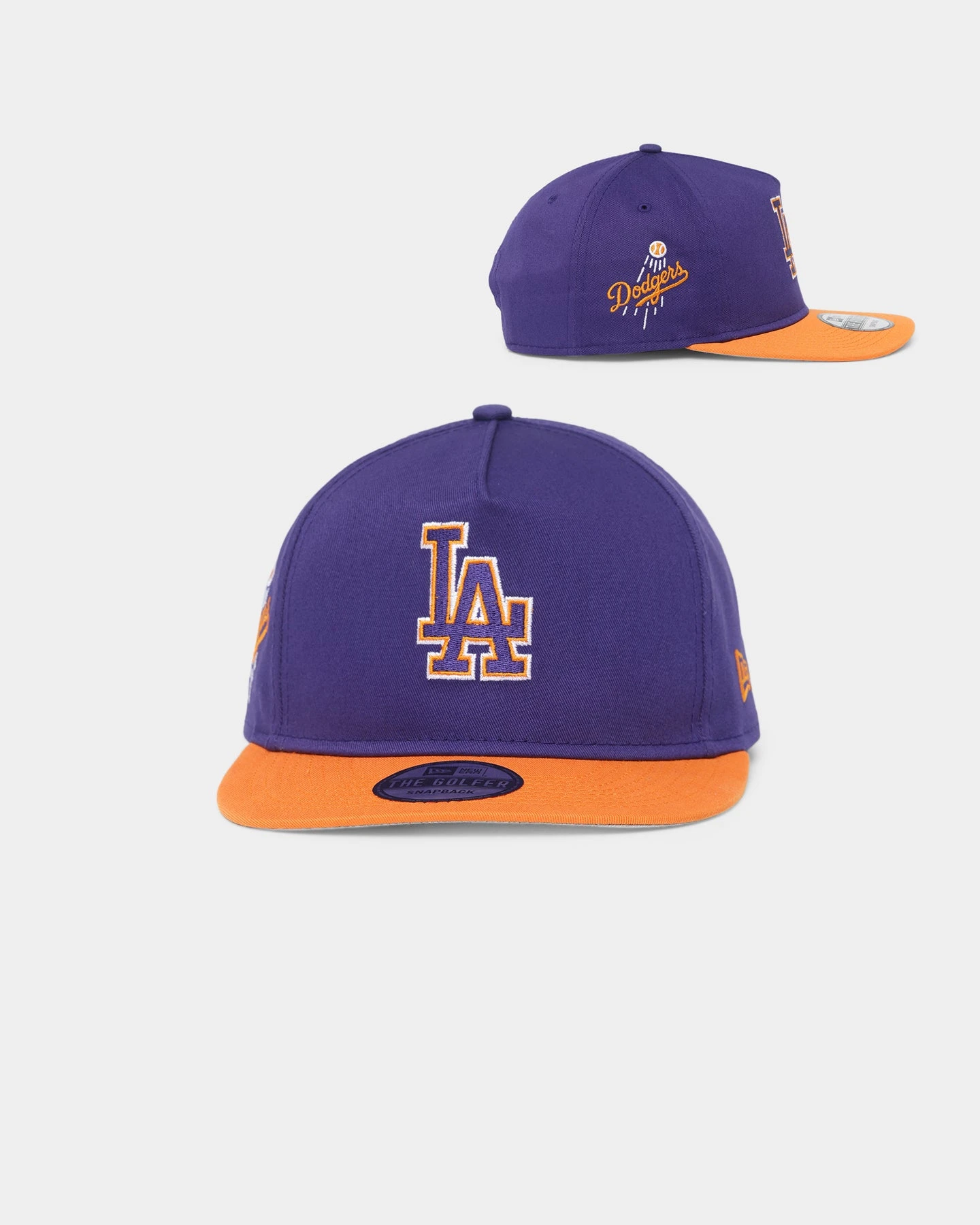 New Era Los Angeles Dodgers "Purple Valley" Old Golfer Snapback Purple/Orange 3 New Era Los Angeles Dodgers "Purple Valley" Old Golfer Snapback Purple/Orange