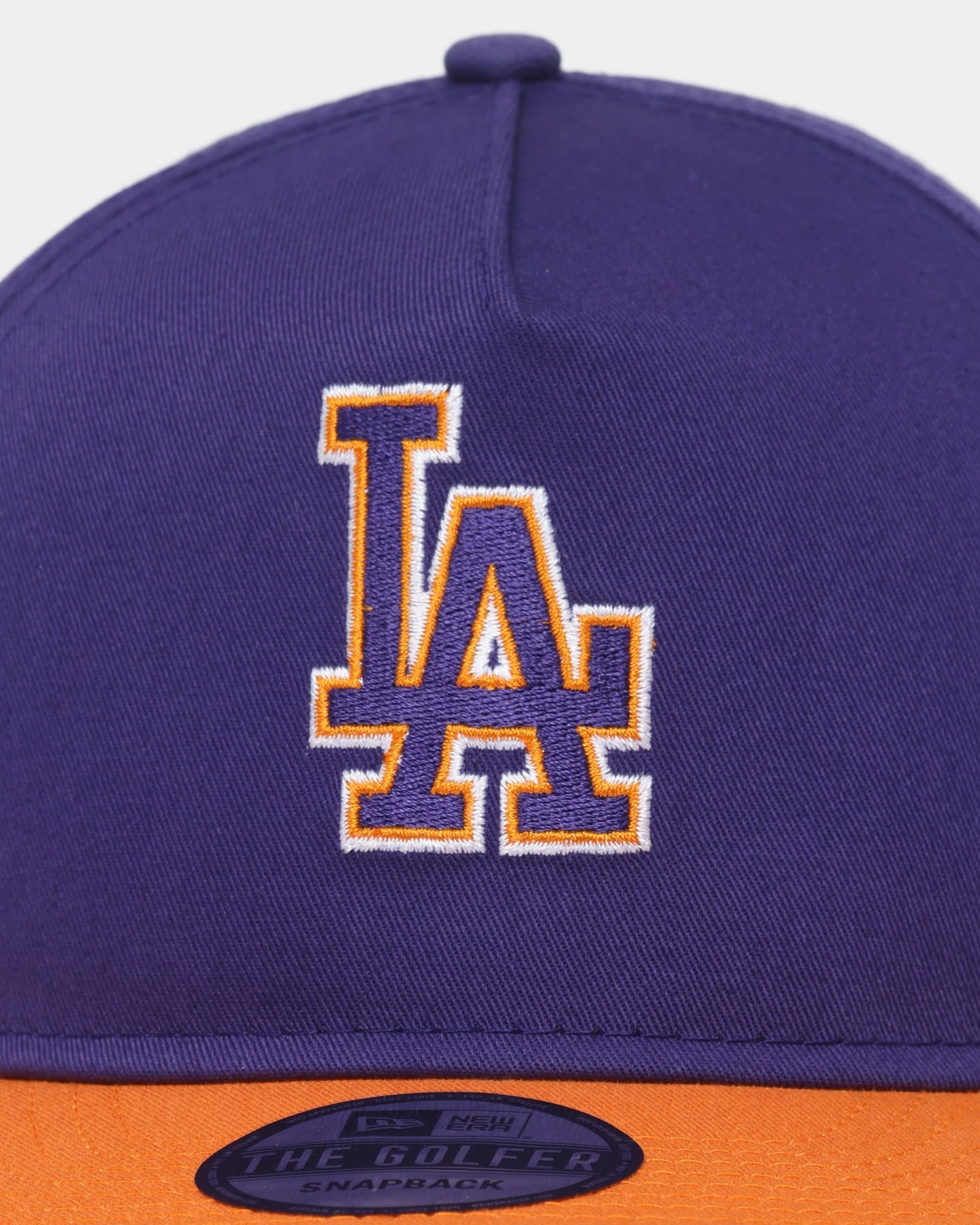 New Era Los Angeles Dodgers "Purple Valley" Old Golfer Snapback Purple/Orange 8 New Era Los Angeles Dodgers "Purple Valley" Old Golfer Snapback Purple/Orange - Image 6