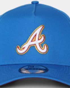 New Era Atlanta Braves 'Cereal Snapshot Blue' 9FORTY A-Frame Snapback Snap Shot Blue -Sportswear Women Store 01024765 YS263 default 0050