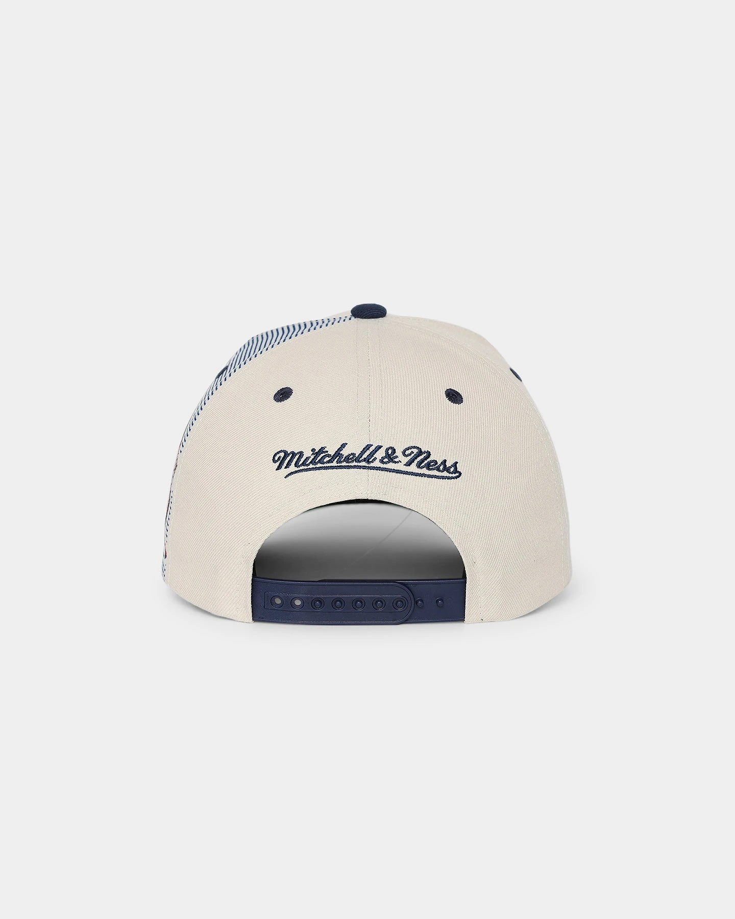 Mitchell & Ness Brooklyn Nets '90s Training Camp' Pro Crown Snapback Cream 5 Mitchell & Ness Brooklyn Nets '90s Training Camp' Pro Crown Snapback Cream - Image 3