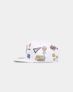 Mitchell & Ness Miami Heat 'Hand Drawn' Original Fit Snapback White -Sportswear Women Store 01026635 YW100 default 0040