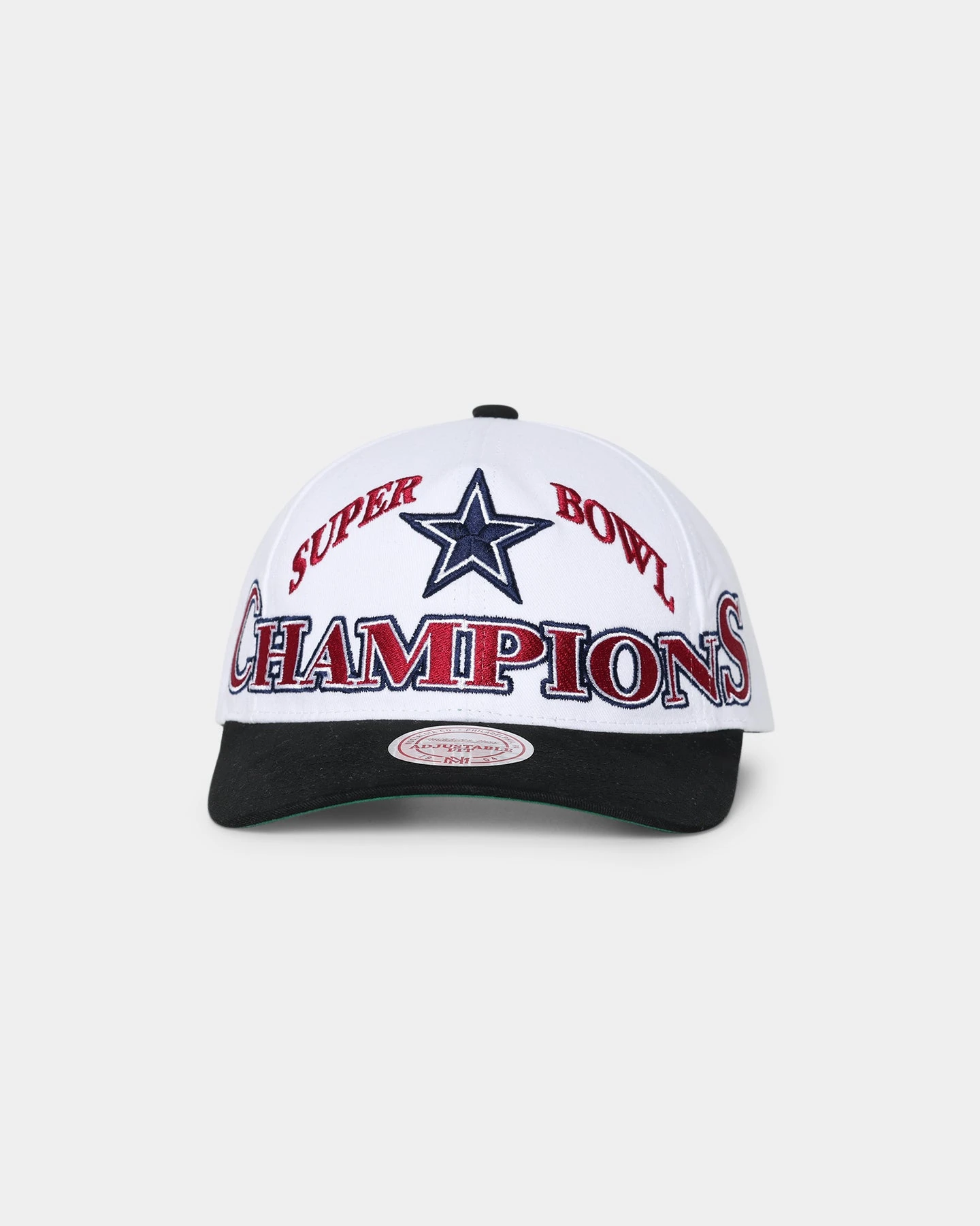 Mitchell & Ness Dallas Cowboys Super Bowl XXVII 'Dallas Cowboys Champs' Deadstock Snapback Vintage White 3 Mitchell & Ness Dallas Cowboys Super Bowl XXVII 'Dallas Cowboys Champs' Deadstock Snapback Vintage White
