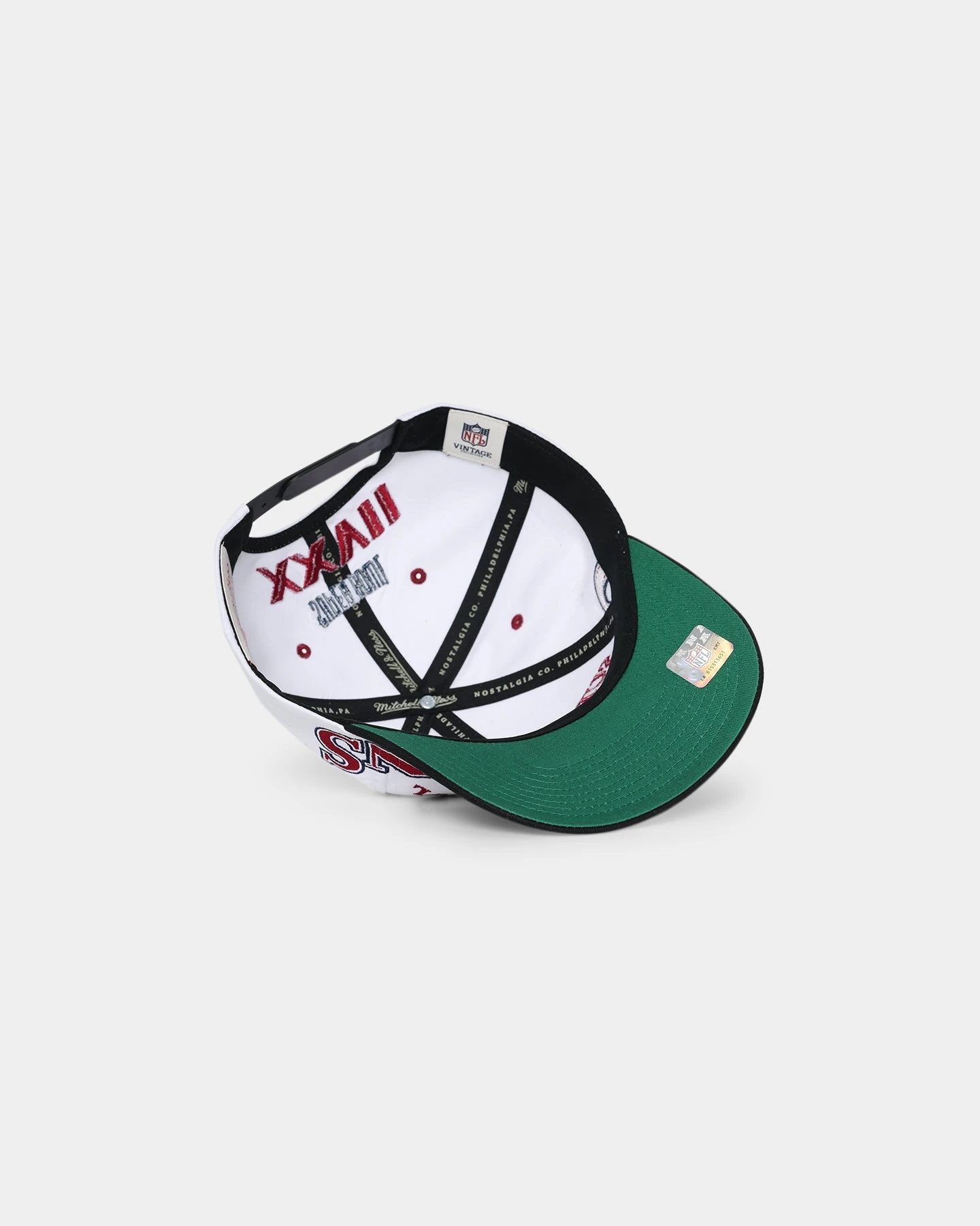 Mitchell & Ness Dallas Cowboys Super Bowl XXVII 'Dallas Cowboys Champs' Deadstock Snapback Vintage White 9 Mitchell & Ness Dallas Cowboys Super Bowl XXVII 'Dallas Cowboys Champs' Deadstock Snapback Vintage White - Image 7