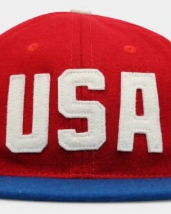 Ebbets Field Flannels USA National Team 1956 Strapback Red -Sportswear Women Store 01027924 YR001 default 0050