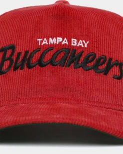New Era Tampa Bay Buccaneers 'OG Team Script' Corduroy Golfer Snapback Original Team Colours -Sportswear Women Store 01028380 YO060 default 060