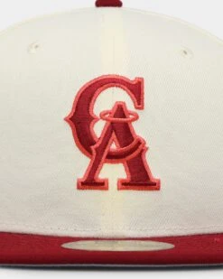 New Era California Angels 'Certified Lover 2.0' 59FIFTY Fitted Chrome White -Sportswear Women Store 01028538 YC458 default 0050