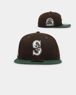 New Era Seattle Mariners 'Beef & Broccoli' 59FIFTY Fitted Dark Brown
