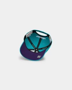 Mitchell & Ness Charlotte Hornets 'Wool Blend' Snapback Teal -Sportswear Women Store 01028859 YT200 default 0060