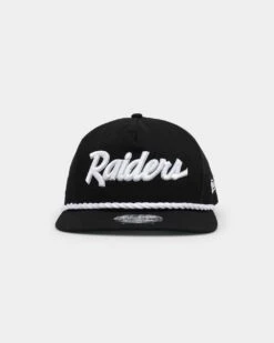 New Era Las Vegas Raiders 'Throwback Raiders' Golfer Snapback Black