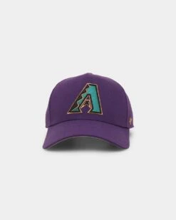 '47 BRAND 47 Brand Arizona Diamondbacks Cooperstown Retro Logo 47 MVP DT Snapback Purple