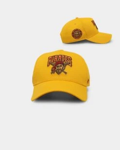 '47 BRAND 47 Brand Pittsburgh Pirates 'Mustard & Ketchup' Sure Shot MVP DT Snapback Yellow/Red