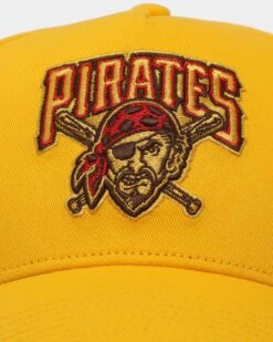 '47 BRAND 47 Brand Pittsburgh Pirates 'Mustard & Ketchup' Sure Shot MVP DT Snapback Yellow/Red -Sportswear Women Store 01028906 YY034 default 0050