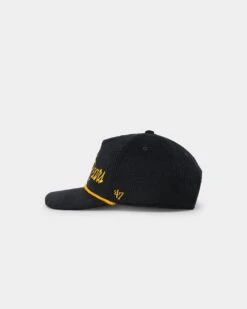 '47 BRAND 47 Brand California Golden Bears 'NCAA Corduroy Team Script' Corduroy Crossrope 47 Hitch Snapback Navy -Sportswear Women Store 01029092 YN200 default 0040