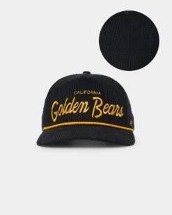 '47 BRAND 47 Brand California Golden Bears 'NCAA Corduroy Team Script' Corduroy Crossrope 47 Hitch Snapback Navy
