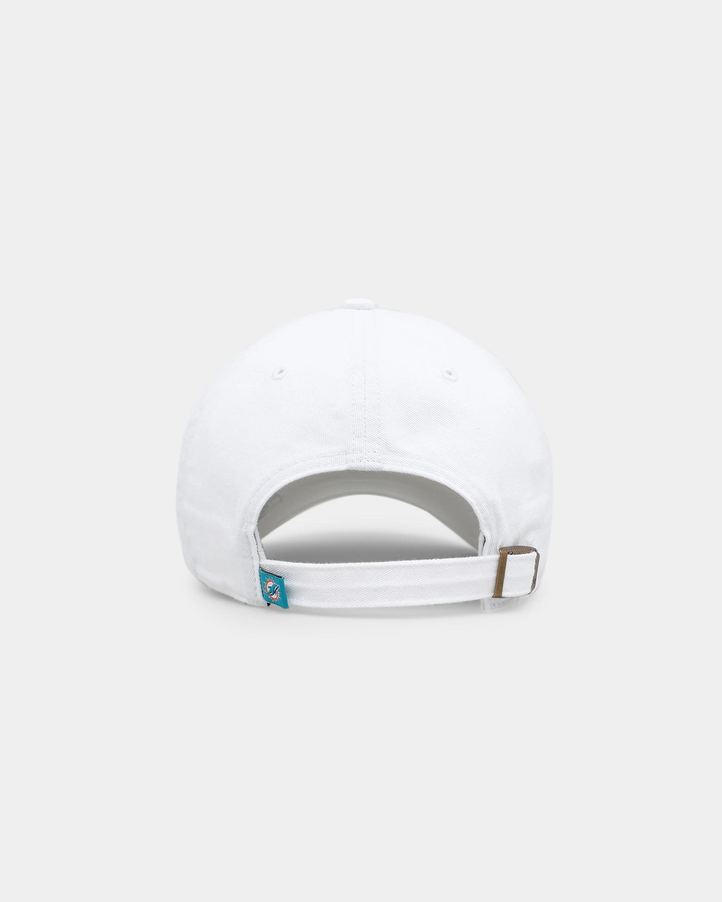 '47 BRAND 47 Brand Miami Dolphins '47 Clean Up Strapback White 4 '47 BRAND 47 Brand Miami Dolphins '47 Clean Up Strapback White - Image 2