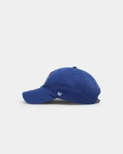 '47 BRAND 47 Brand Kansas Jayhawks '47 Clean Up Strapback Royal -Sportswear Women Store 01029544 YR400 default 0040