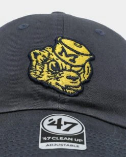 '47 BRAND 47 Brand Michigan Wolverines '47 Clean Up Strapback Vintage Navy -Sportswear Women Store 01029557 YV038 default 0050