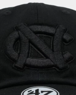 '47 BRAND 47 Brand UNC Tar Heels '47 Clean Up Strapback Black -Sportswear Women Store 01029565 YB001 default 0050