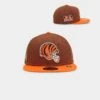 New Era Cincinnati Bengals 'Harvest' 59FIFTY Fitted Dark Brown
