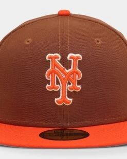 New Era New York Mets 'Harvest' 59FIFTY Fitted Dark Brown -Sportswear Women Store 01029642 YD052 default 0050