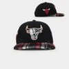 Pro Standard Chicago Bulls Prop Prep Plaid Snapback Black -Sportswear Women Store 01029716 YB001 default 0010