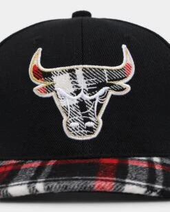 Pro Standard Chicago Bulls Prop Prep Plaid Snapback Black -Sportswear Women Store 01029716 YB001 default 0050