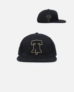 Pro Standard Philadelphia Phillies 'Black & Gold' Snapback Black/Gold