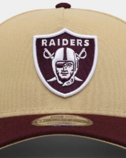 New Era Las Vegas Raiders 'Gold 2 Tone' 9FORTY A-Frame Snapback Gold 12 New Era Las Vegas Raiders 'Gold 2 Tone' 9FORTY A-Frame Snapback Gold -Sportswear Women Store 01029985 YG200 default 0050