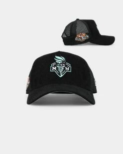 New Era Women's New York Liberty 'WNBA All Star' 9FORTY A-Frame Trucker Snapback Black
