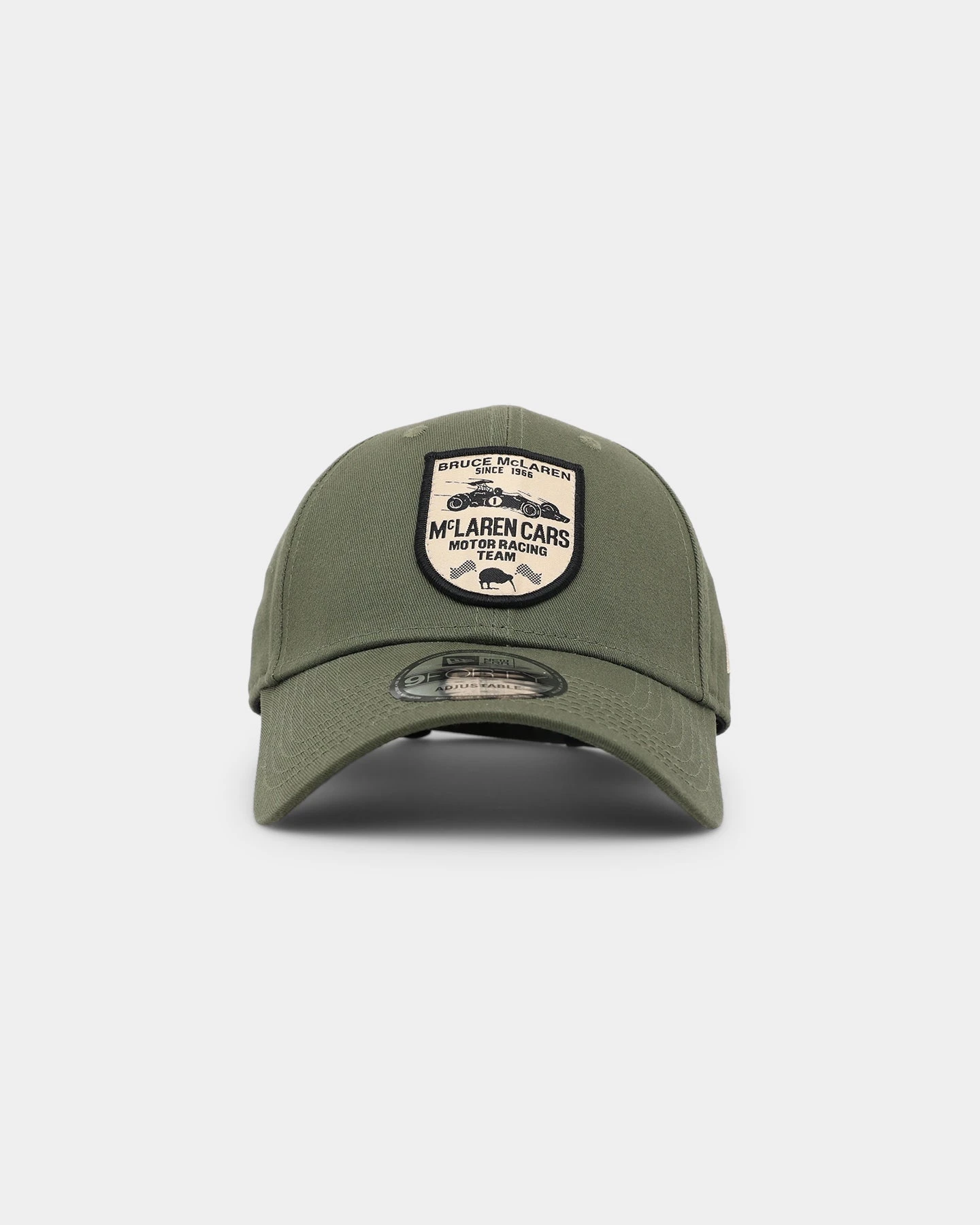 New Era McLaren Heritage Patch 9FORTY Strapback Green 3 New Era McLaren Heritage Patch 9FORTY Strapback Green