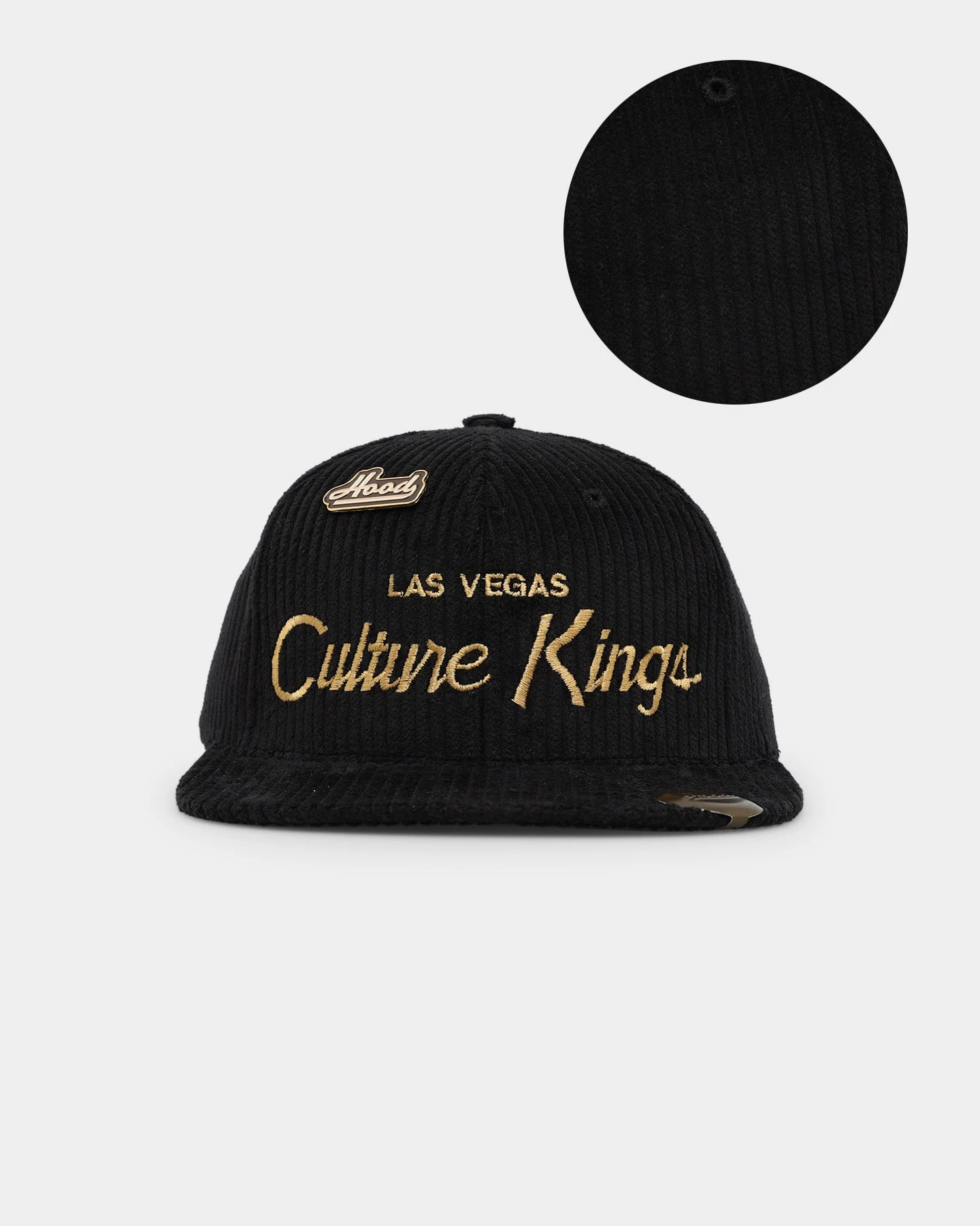 Hood X Culture Kings Las Vegas Collab Original Corduroy Snapback Black 3 Hood X Culture Kings Las Vegas Collab Original Corduroy Snapback Black