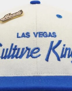 Hood X Culture Kings Las Vegas Collab Original Snapback White/Royal -Sportswear Women Store 01030466 YW221 default 0050