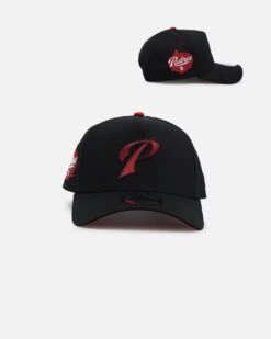 New Era San Diego Padres 'Satin Scarlet' 9FORTY A-Frame Snapback Black/Scarlet
