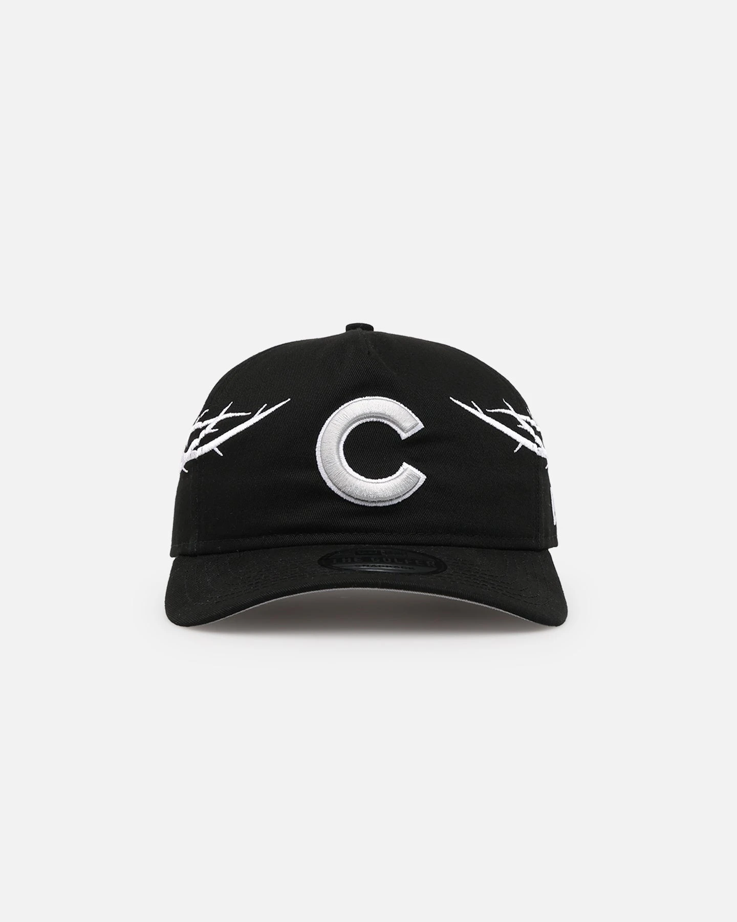 New Era Chicago Cubs 'Twisted Thorns' Pre-Curved Golfer Snapback Black 3 New Era Chicago Cubs 'Twisted Thorns' Pre-Curved Golfer Snapback Black