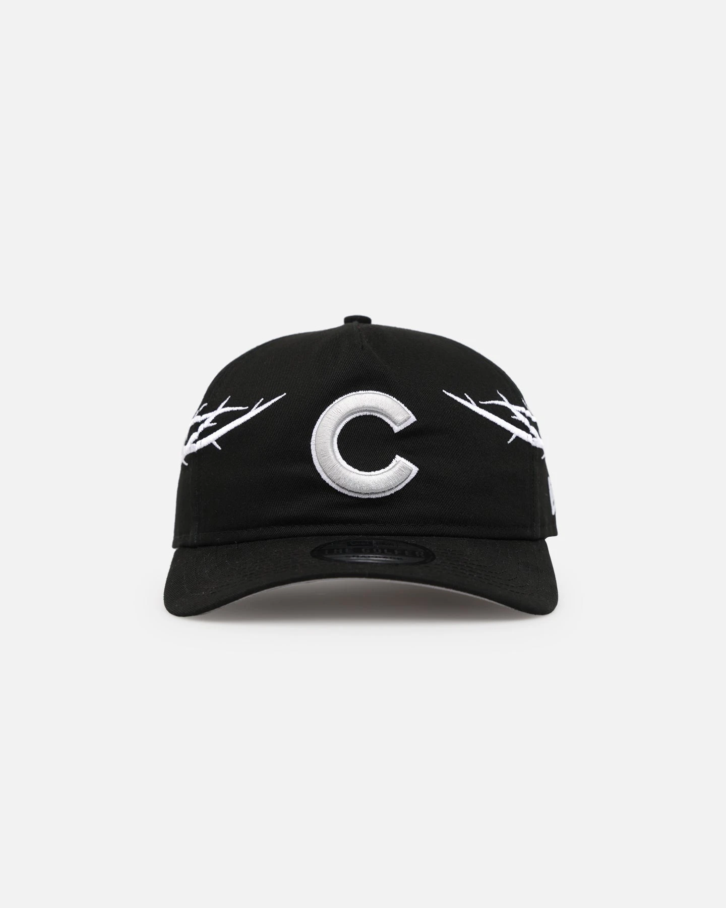 New Era Chicago Cubs 'Twisted Thorns' Pre-Curved Golfer Snapback Black 7 New Era Chicago Cubs 'Twisted Thorns' Pre-Curved Golfer Snapback Black - Image 5
