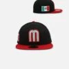 New Era Mexico National Baseball Team 'World Baseball Classic Mexico' 59FIFTY Fitted Black/Scarlet