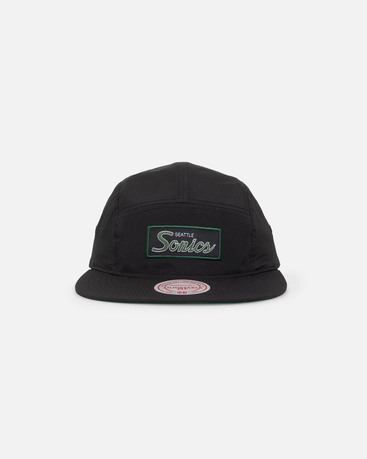 Mitchell & Ness Seattle Sonics Team Logo Camper Strapback Black 3 Mitchell & Ness Seattle Sonics Team Logo Camper Strapback Black