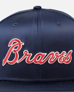 New Era Atlanta Braves 'Satin Script' 9FIFTY Snapback OTC -Sportswear Women Store 01031948 YO060 default 0050