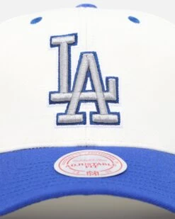 Mitchell & Ness Los Angeles Dodgers Go Team Go Snapback White Cream/Blue -Sportswear Women Store 01032434 YX670 default 0050