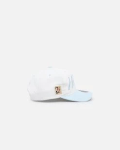 Mitchell & Ness Charlotte Hornets Pastel Corduroy Snapback White Cream/Light Blue -Sportswear Women Store 01032442 YX677 default 0030