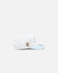 Mitchell & Ness San Antonio Spurs 'Pastel Corduroy' Deadstock Snapback White Cream/Light Blue -Sportswear Women Store 01032445 YX677 default 0030