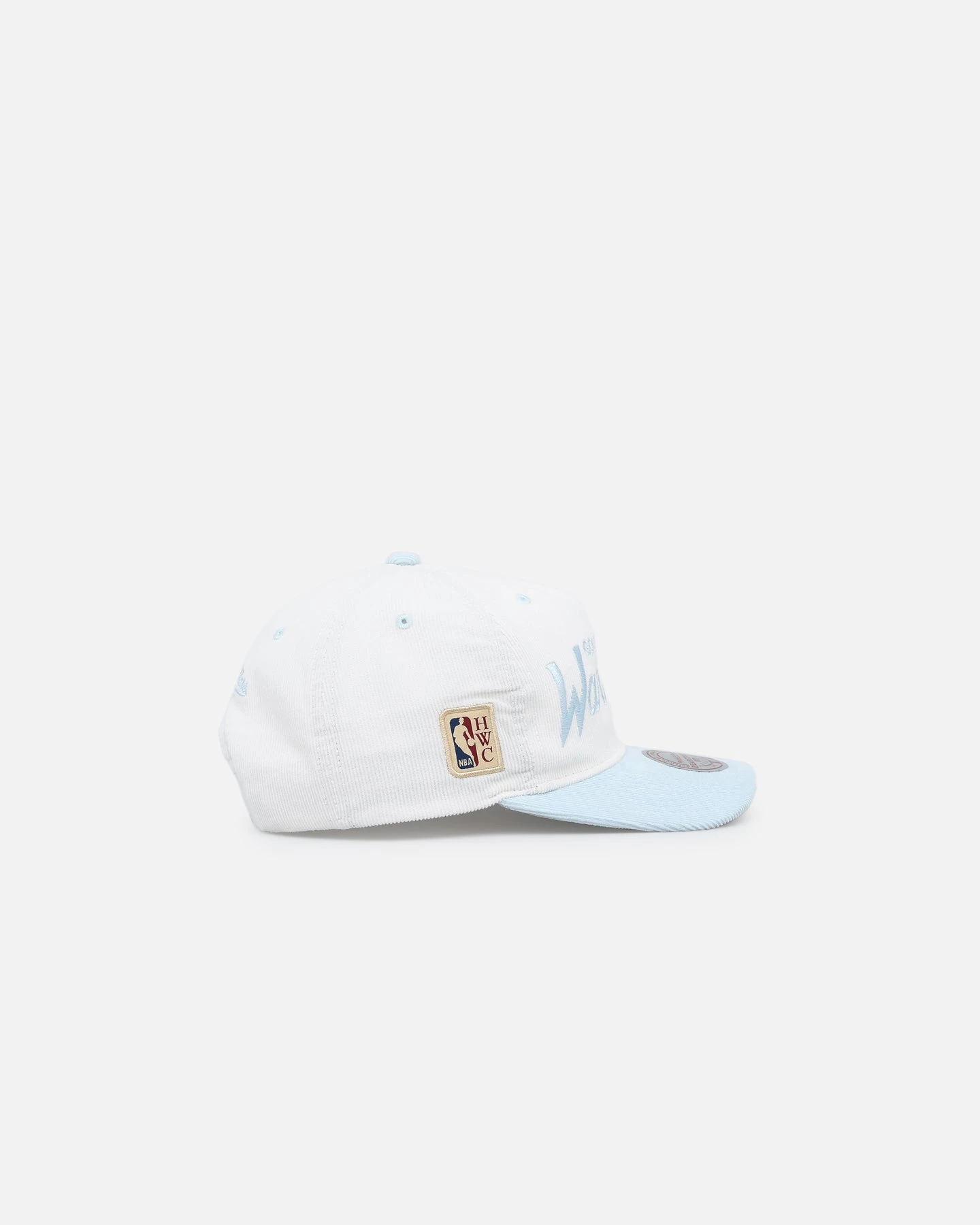 Mitchell & Ness Golden State Warriors 'Pastel Corduroy' Deadstock Snapback White Cream/Blue 5 Mitchell & Ness Golden State Warriors 'Pastel Corduroy' Deadstock Snapback White Cream/Blue - Image 3