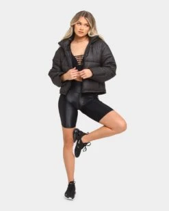 Dead Studios Women's Glitter Bomb Puffer Black -Sportswear Women Store 02025469 YB001 womens 0260