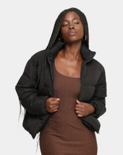 EN.ES Women's Shake Up Puffa Jacket Black -Sportswear Women Store 02029066 YB001 womens 050