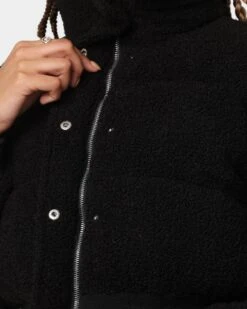 XXIII Women's Lara Crop Sherpa Puffa Jacket Black 15 XXIII Women's Lara Crop Sherpa Puffa Jacket Black -Sportswear Women Store 02031838 YB001 womens 0070