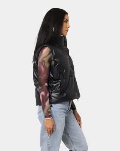 XXIII Women's Amy Puffer Vest Black 12 XXIII Women's Amy Puffer Vest Black -Sportswear Women Store 02032157 YB001 womens 0050