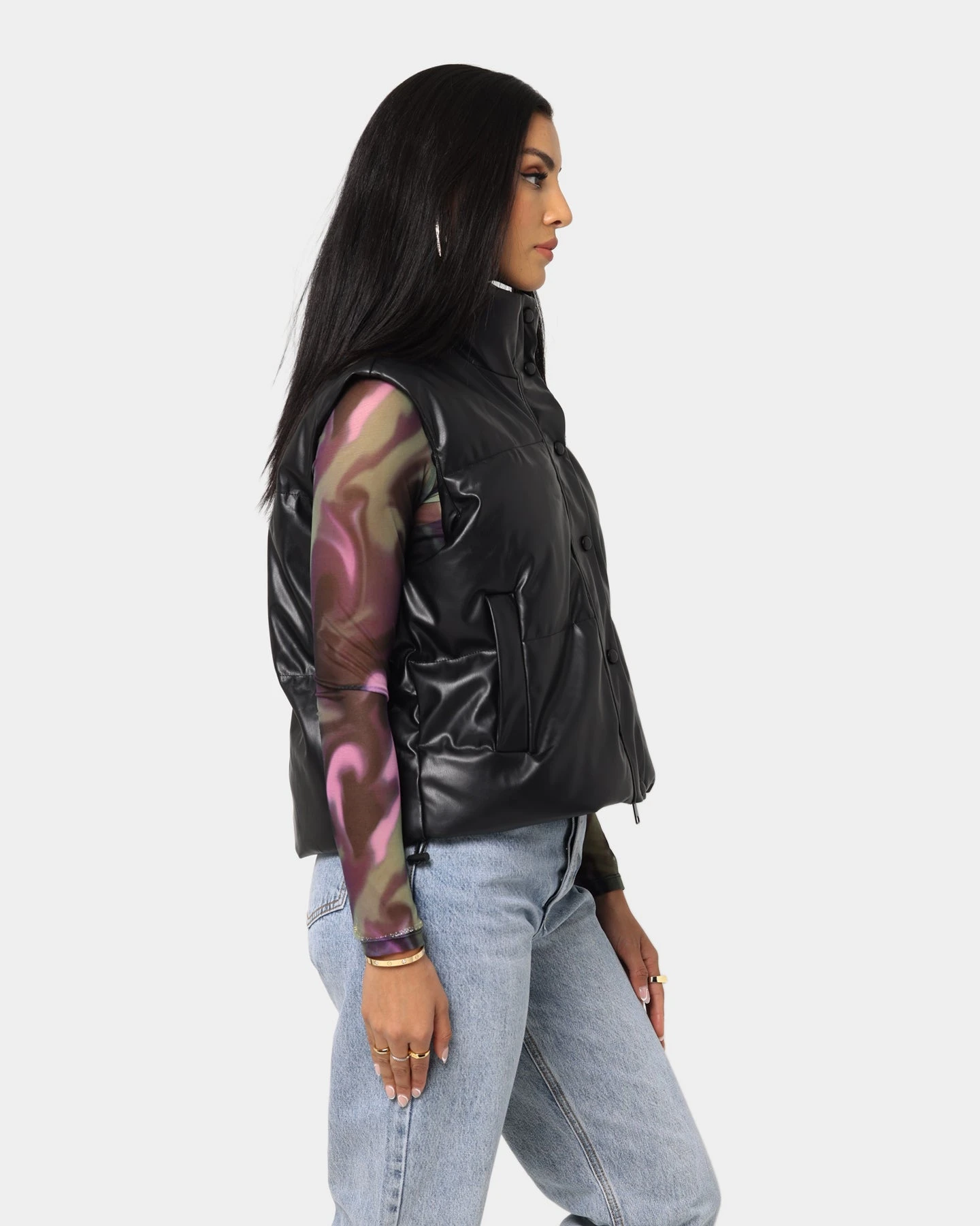 XXIII Women's Amy Puffer Vest Black 7 XXIII Women's Amy Puffer Vest Black - Image 5