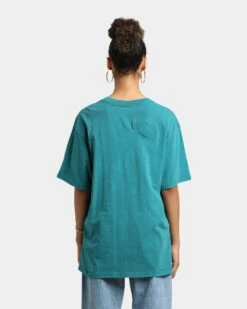 Mitchell & Ness Miami Dolphins Big Logo Vintage T-Shirt Faded Tonal -Sportswear Women Store 02032178 YF071 womens 0040